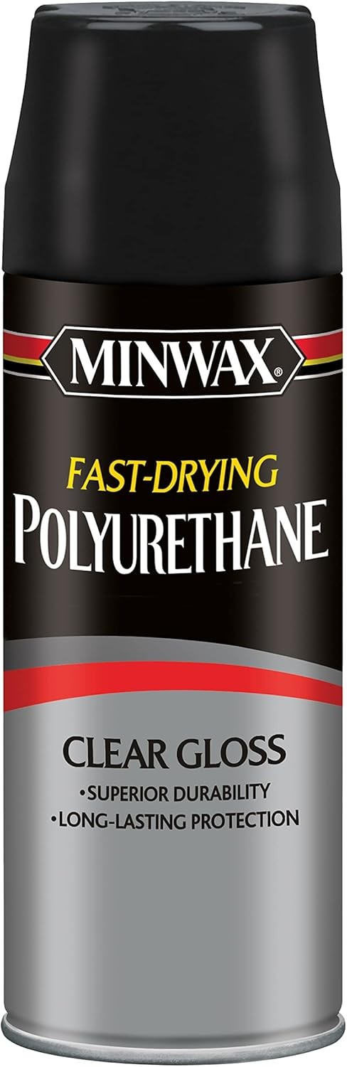 Minwax Fast Drying Polyurethane Spray, 11.5 Ounce (Pack of 1), Gloss