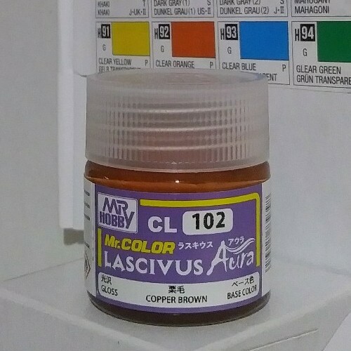 Gunze Mr Color Lascivus Aura CL-102, Gloss Copper Brown.