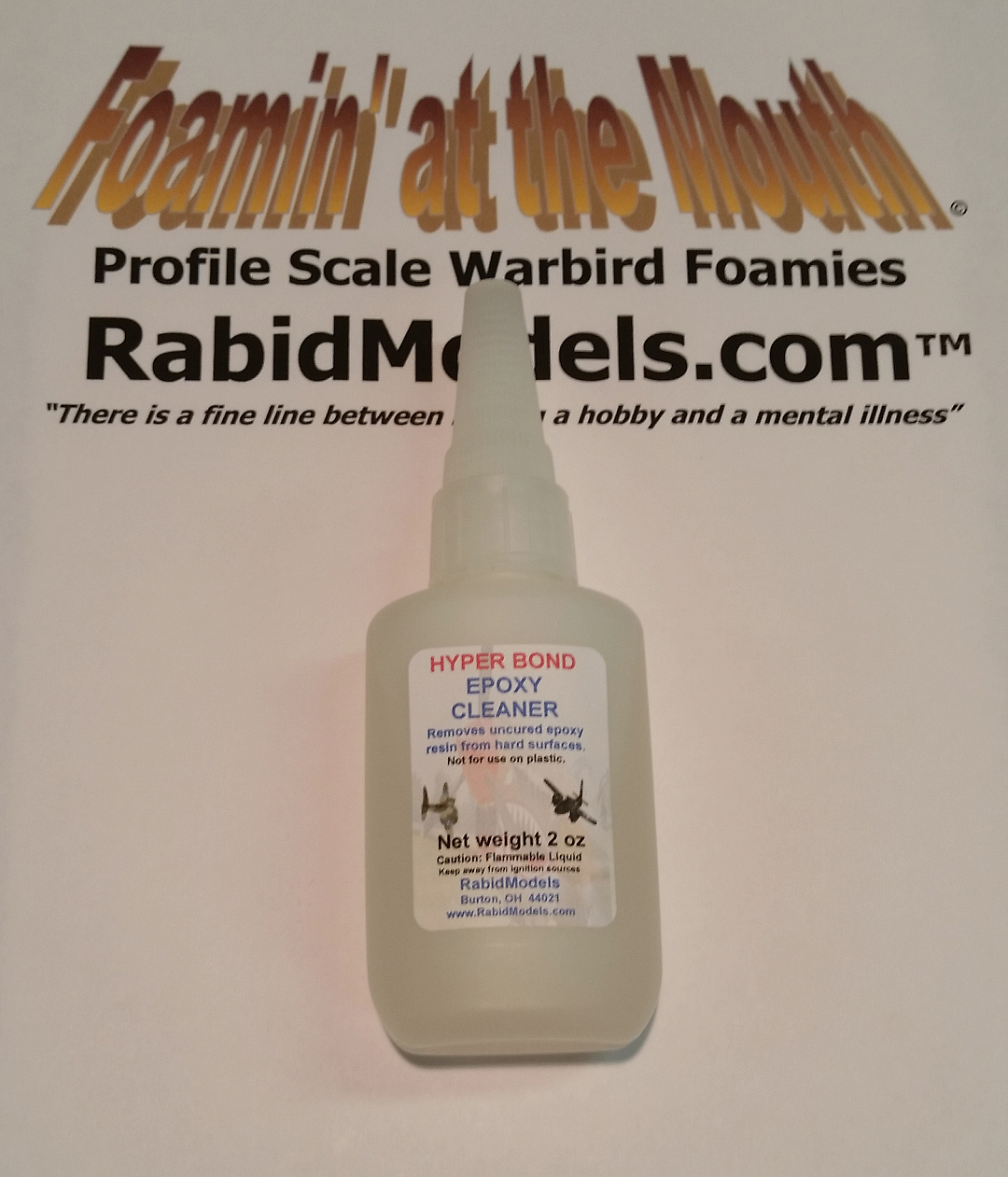 EPOXY RESIN CLEANER 2oz Quickly remove uncured epoxy from skin, tools, surfaces