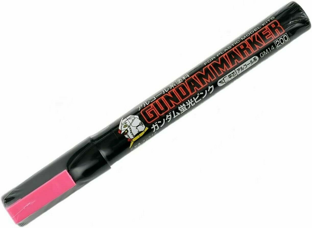 Gundam Marker for Plastic Model Kit (FLUORESCENT PINK) GM14