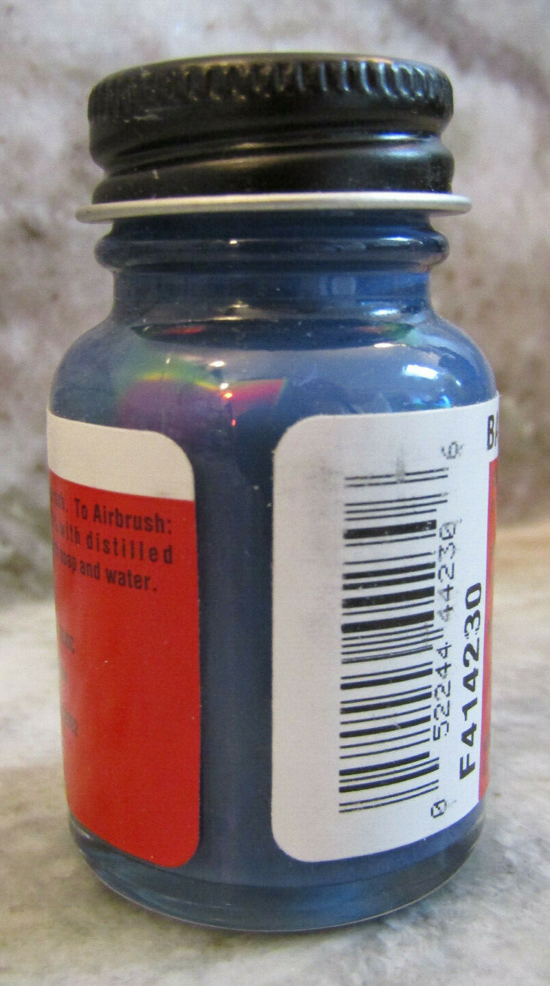 FLOQUIL POLLY SCALE RAILROAD MODEL PAINT 1oz 1 oz OUNCE – BAR BLUE
