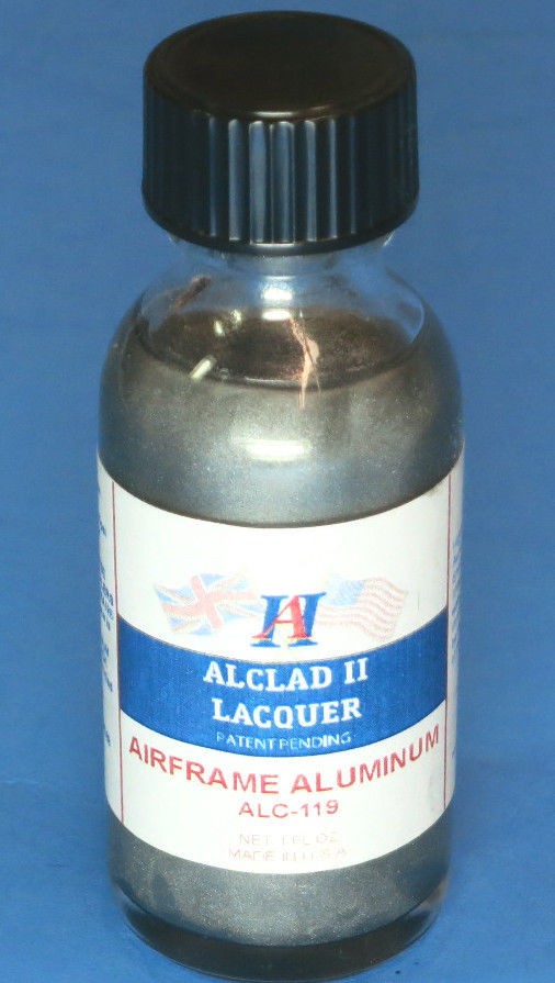 Alclad ALC119 Airframe Aluminum Lacquer Paint 1oz