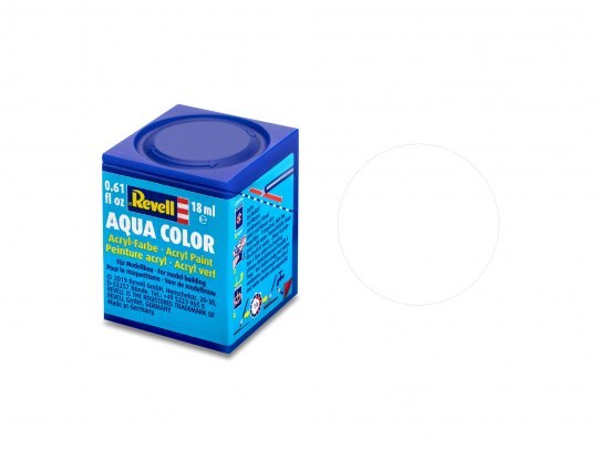 Revell 36105 18ml Bottle Acrylic Aqua Color Paint – White Matte