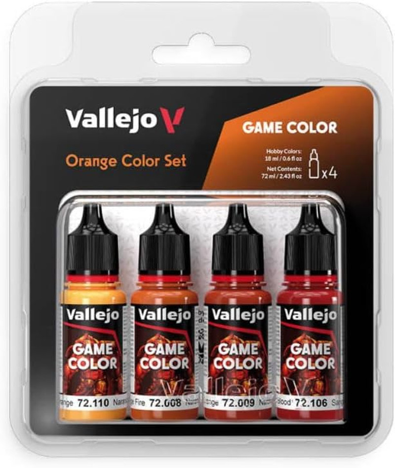 – Blue Color Set | Game Color | Contains 4 Bottles X 18 Ml (0.60 Fl.Oz.)