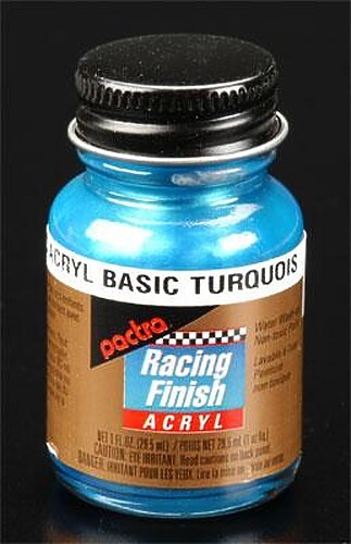 Pactra R/C Acrylic Turquoise 1 oz – Hobby and Model Acrylic Paint – #rc5105