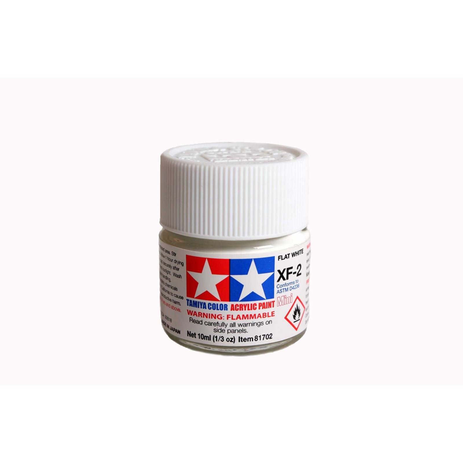 Tamiya 81702 Acrylic Mini XF-2 Flat White Paint