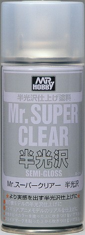 Gunze B516 Mr. Super Clear Semi-Gloss 5-2/3 oz. Spray