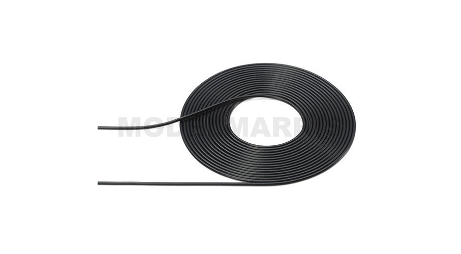 TAMIYA 12677 Vinyl Cable Diameter 0.8 Mm Black 2 M