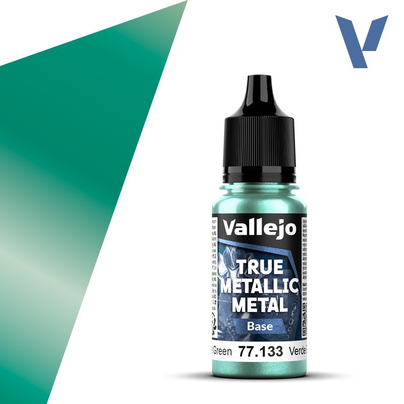 Vallejo True Metallic 77.133 Beetle Green (Base) 18ml
