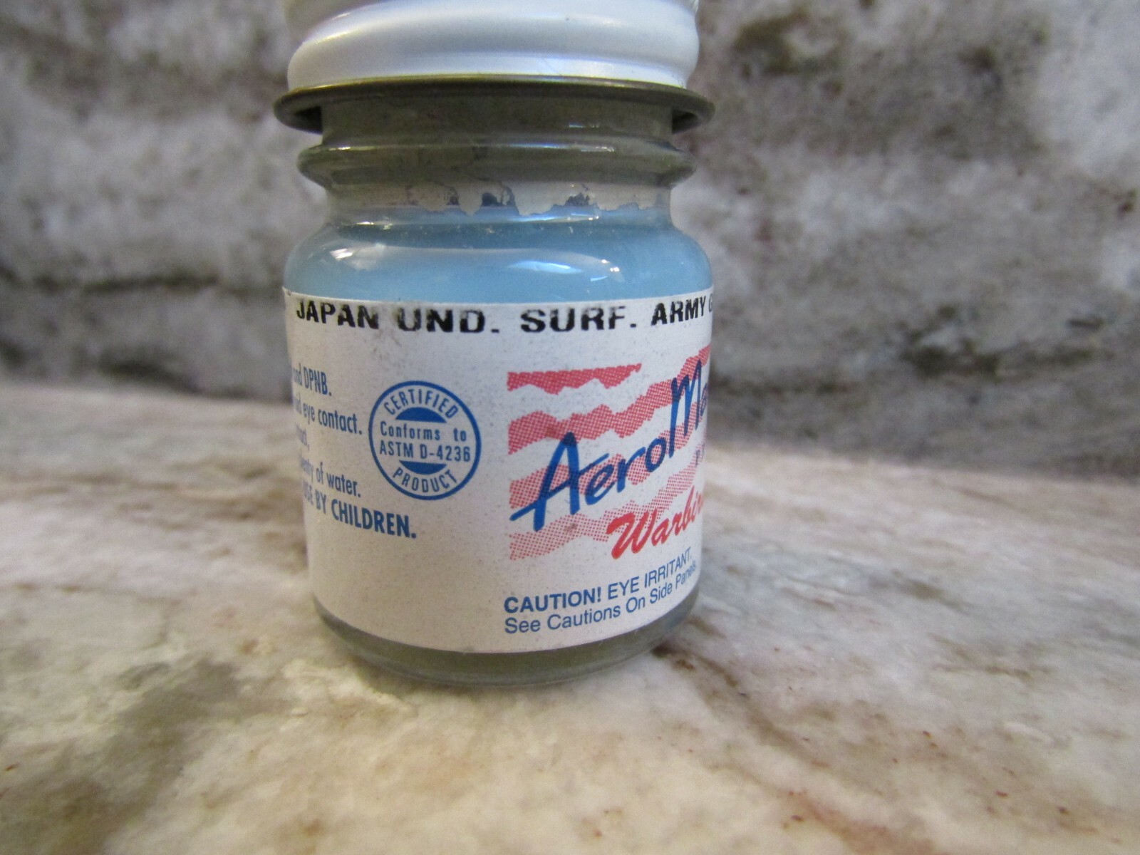 AEROMASTER – WARBIRD COLORS – .5 oz ACRYLIC MODEL PAINT – JAPAN ARMY GRAY GREEN