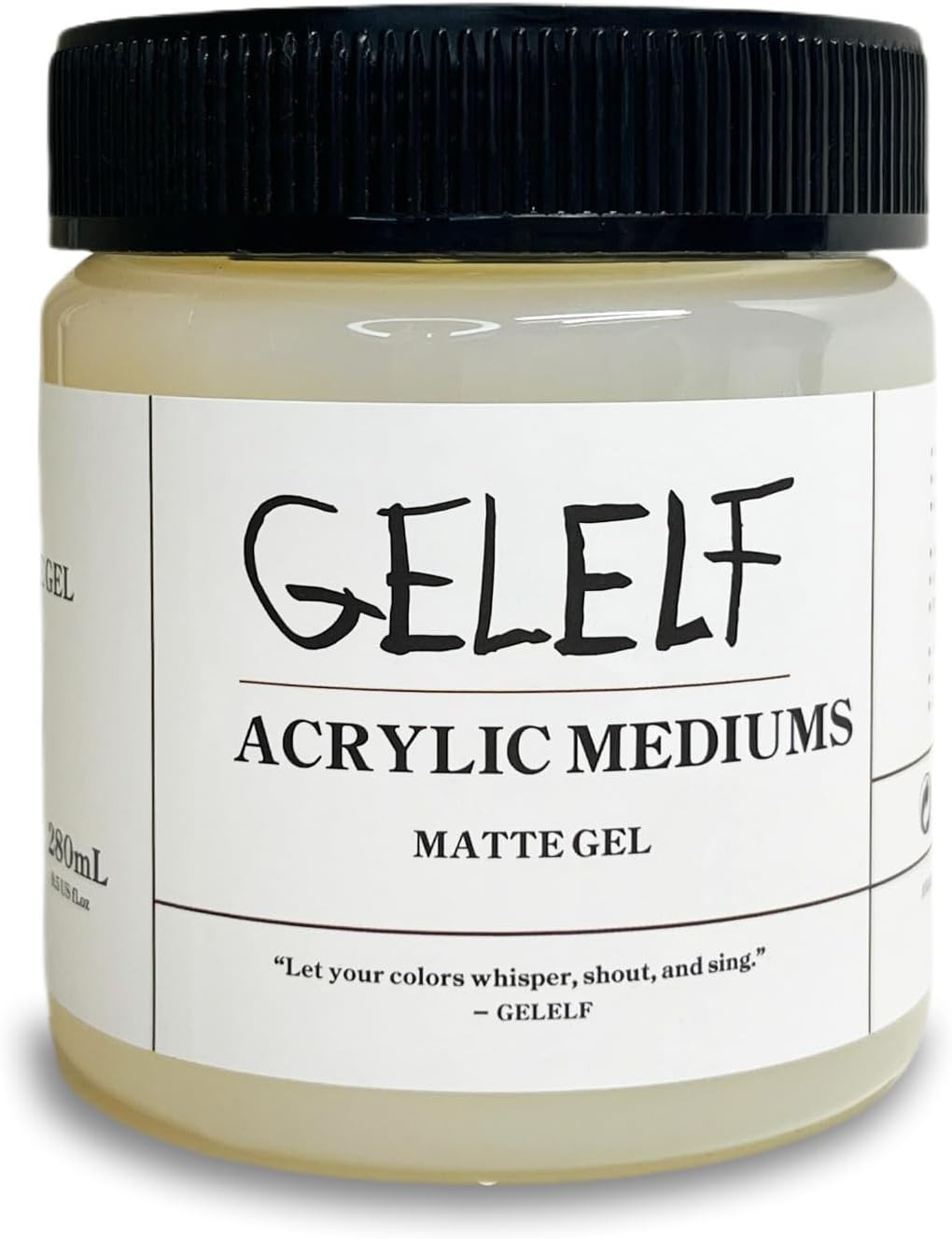 Acrylic Matte Medium, Transparent Acrylic Paint, Professional Matte Gel Medium