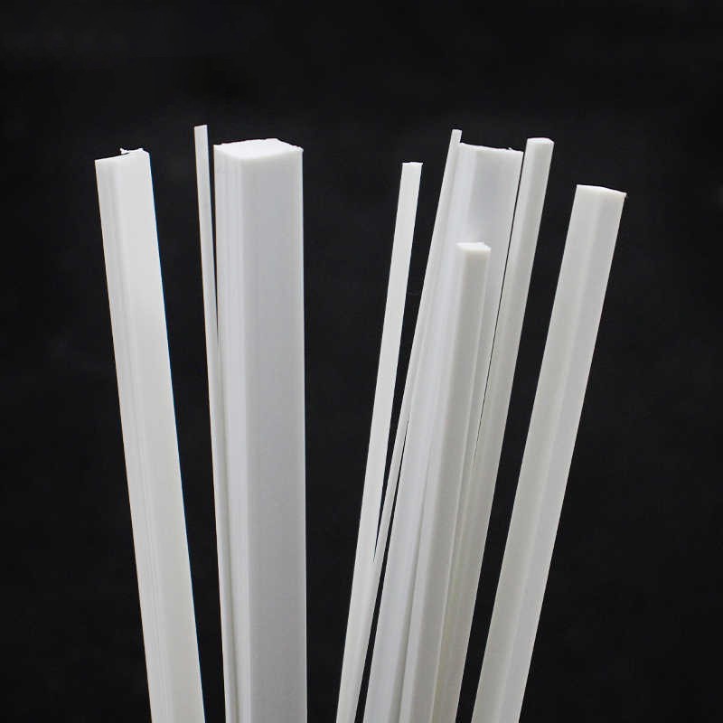 ABS Plastic Square Rod Solid Bar for Model Building DIY 250mm Length 1mm to 10mm