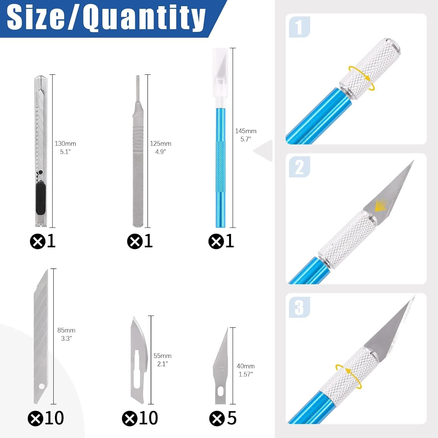39Pcs Model Tools Kit Model Building Tools Hobby Model Tools Modeler Basic To…