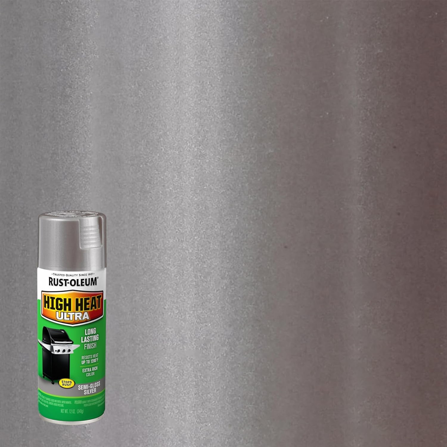 Rust-Oleum 270201 Specialty Silver High Heat 12 Ounce (Pack of 1),