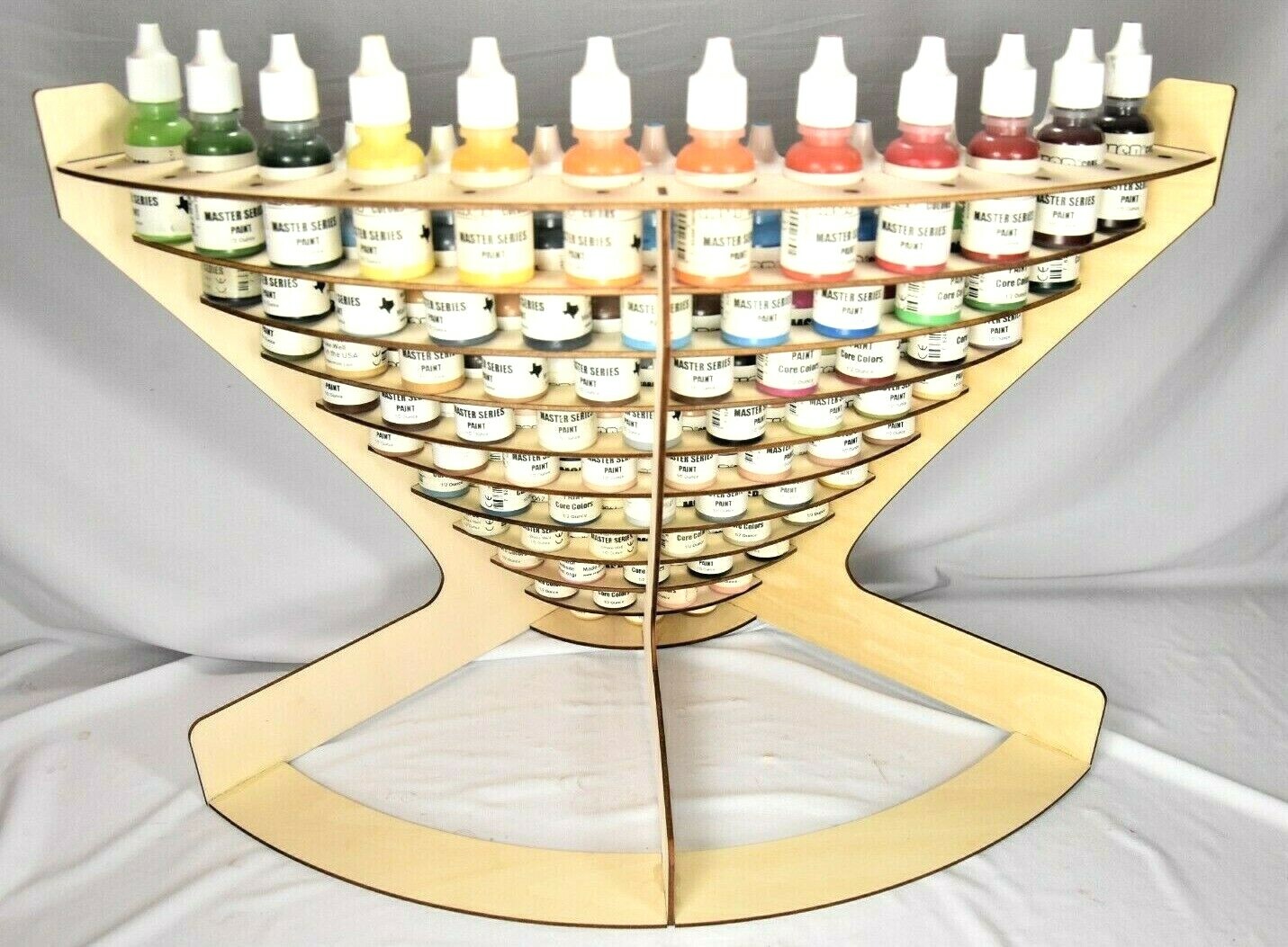 75 BOTTLE PAINT RACK INNER CORNER USA TYPHOON© ARMY PAINTER, VALLEJO, TESTORS
