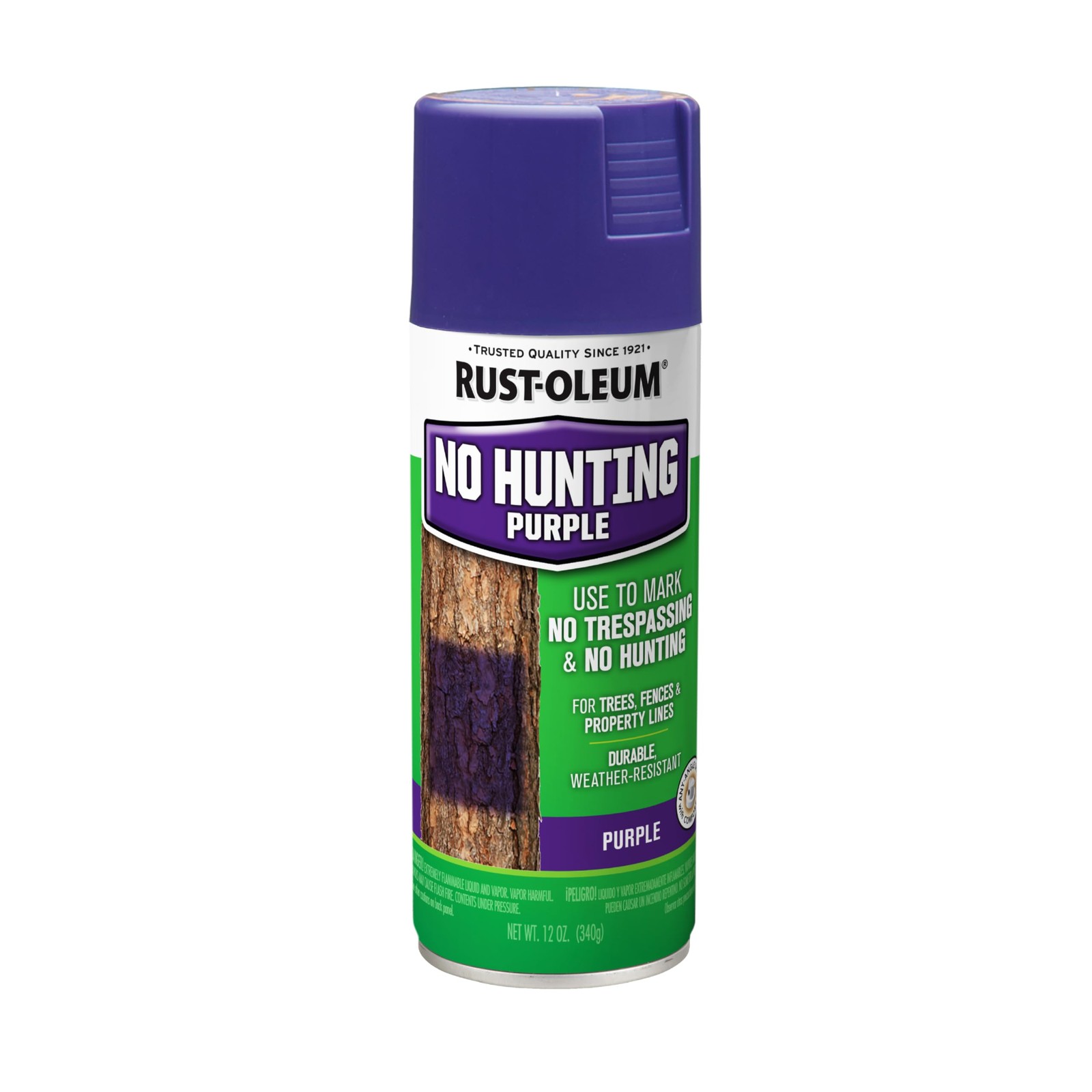 Rust-Oleum 270970 Specialty No Hunting Purple 12 Ounce (Pack of 1),