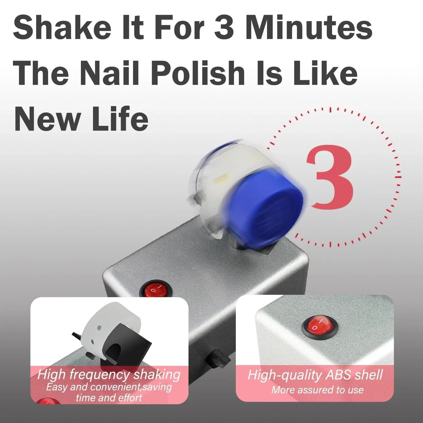 Electric Paint Shaker for Model Hobby Kits & Miniatures – Professional Vortex…