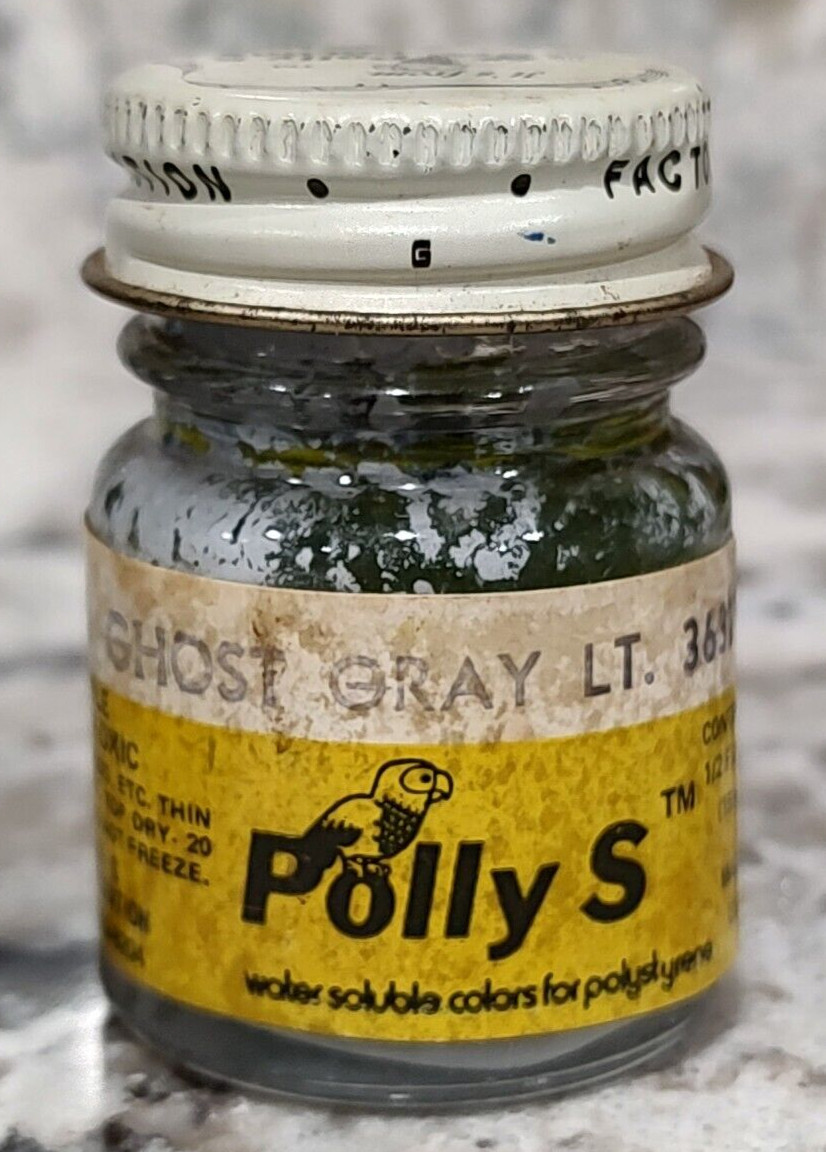 FLOQUIL POLLY S MODEL and HOBBY COLORS PAINT .5oz OUNCE – GHOST GRAY LIGHT