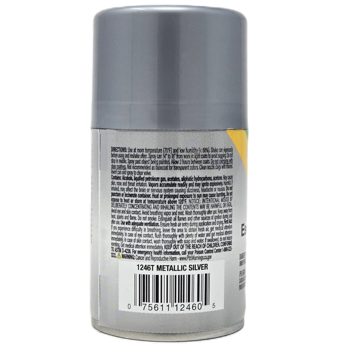 Testors Silver Enamel Spray Paint 3oz 1246