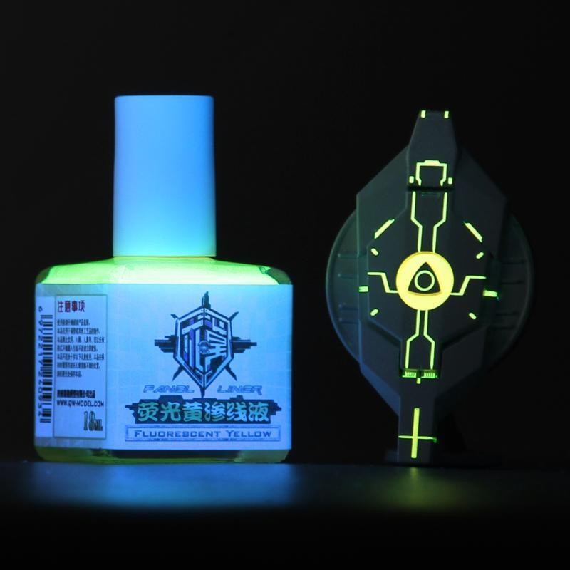 18ml QWmodel Fluorescent Panel Line Accent Color for Mecha Model Coloring Painq5