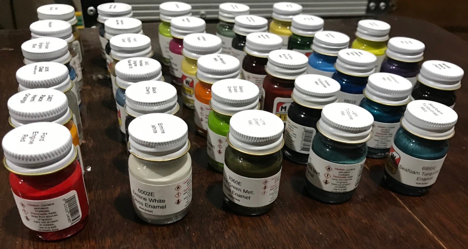 Model Car World Enamel Factory and Custom Colors Scale Model Bottle Paint .5oz