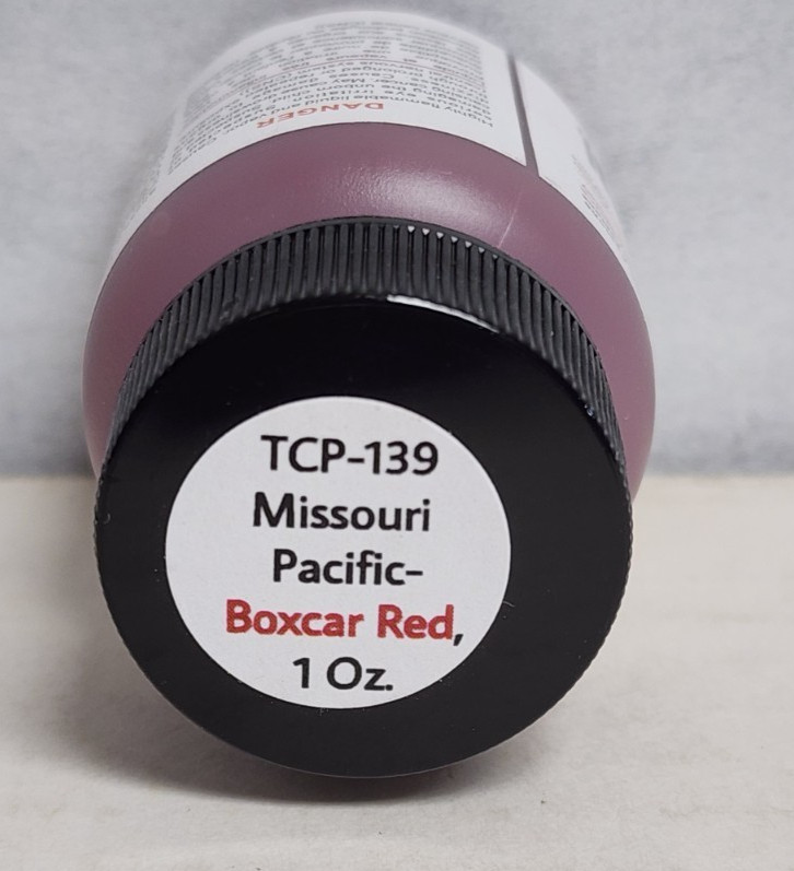 Tru Color Paint TCP-139 MISSOURI PACIFIC boxcar red Model Railroad 1 oz bottle