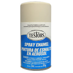 Testors Flat Aircraft Gray Enamel Spray Paint 3oz 1233