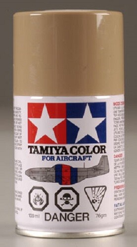 Tamiya AS-15 Tan Spray Lacquer Paint 86515