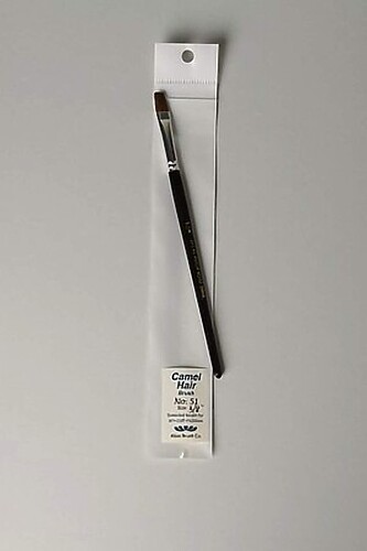 Atlas-Brush 1/8’FLAT CAMEL HAIR BRUSH – #511
