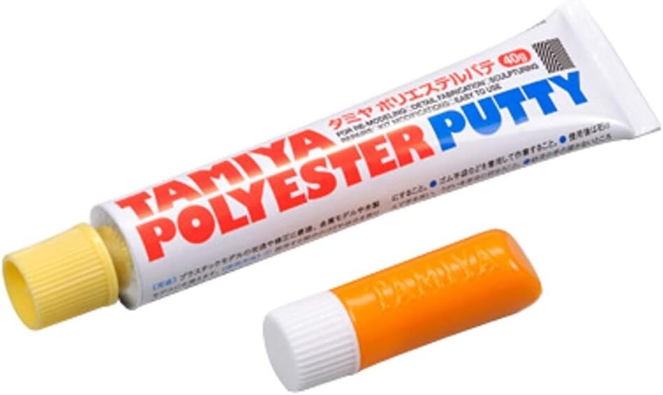 TAMIYA POLYESTER PUTTY 87097 MADE IN JAPAN 40g X 10 SET
