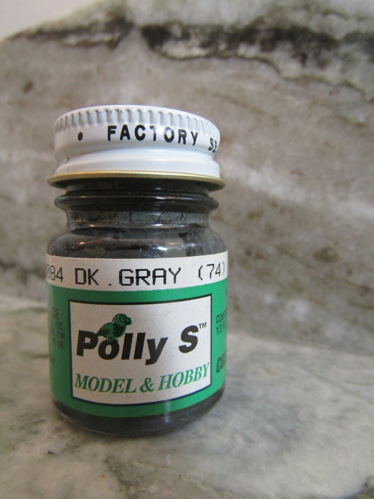 FLOQUIL POLLY S SCALE MODEL and HOBBY COLORS PAINT .5oz OUNCE – DARK GRAY