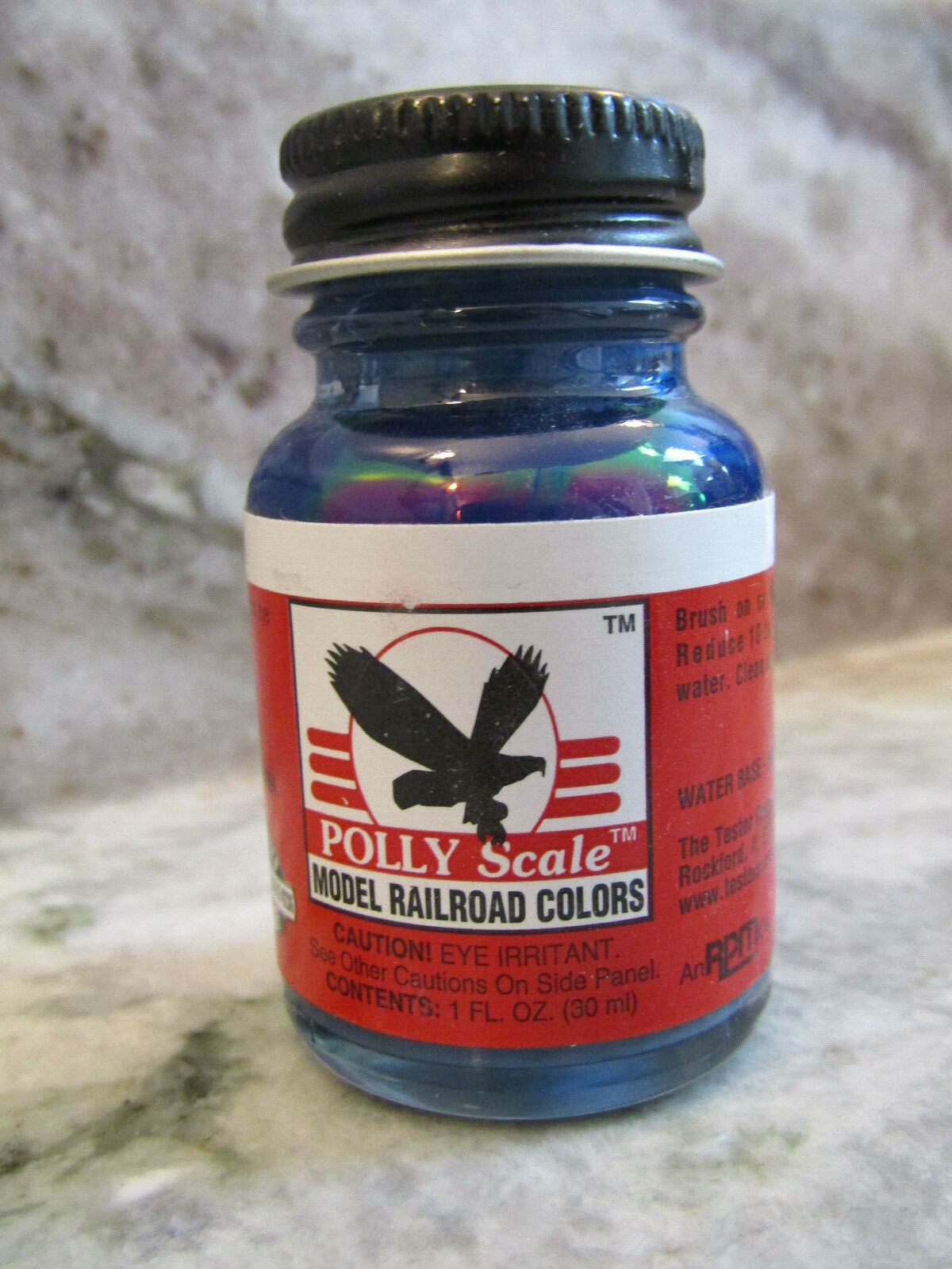 FLOQUIL POLLY SCALE RAILROAD MODEL PAINT 1oz 1 oz OUNCE – BAR BLUE