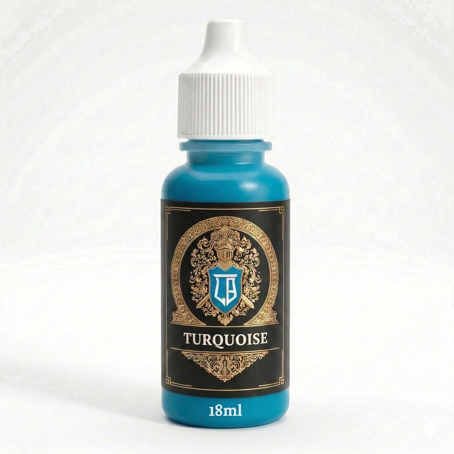 Ludus Bellum Model Paint for Miniatures 18ml Dropper Bottle – Turquoise