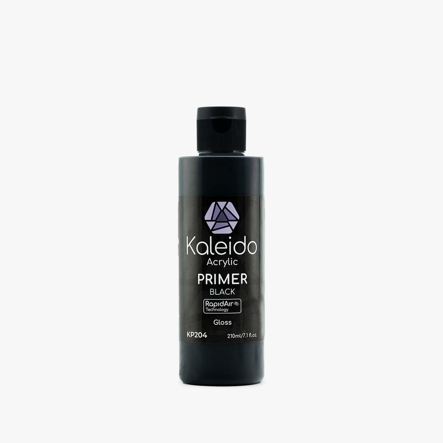 Acrylic Paint Primer 210ml Gloss Black for Airbrush Model Building – High