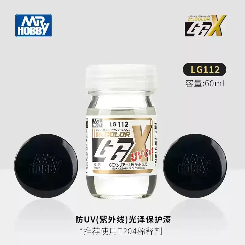 MR HOBBY Mr. COLOR GGX Clear UV Cut 60ML LG112 GROSS/LG113 MATT