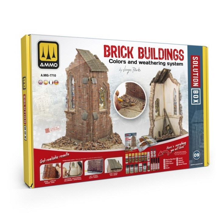 Mig Ammo #7710 SOLUTION BOX 09 – Brick Buildings