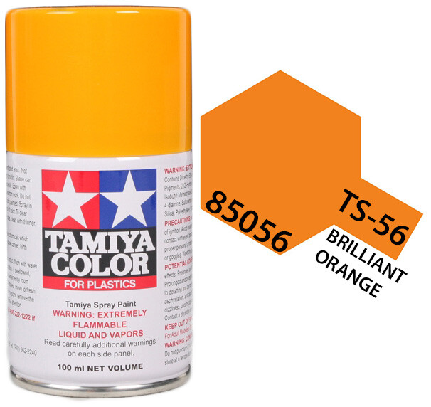 Tamiya 85056 TS-56 Brilliant Orange Lacquer Spray Paint 100ml – US Fast Ship