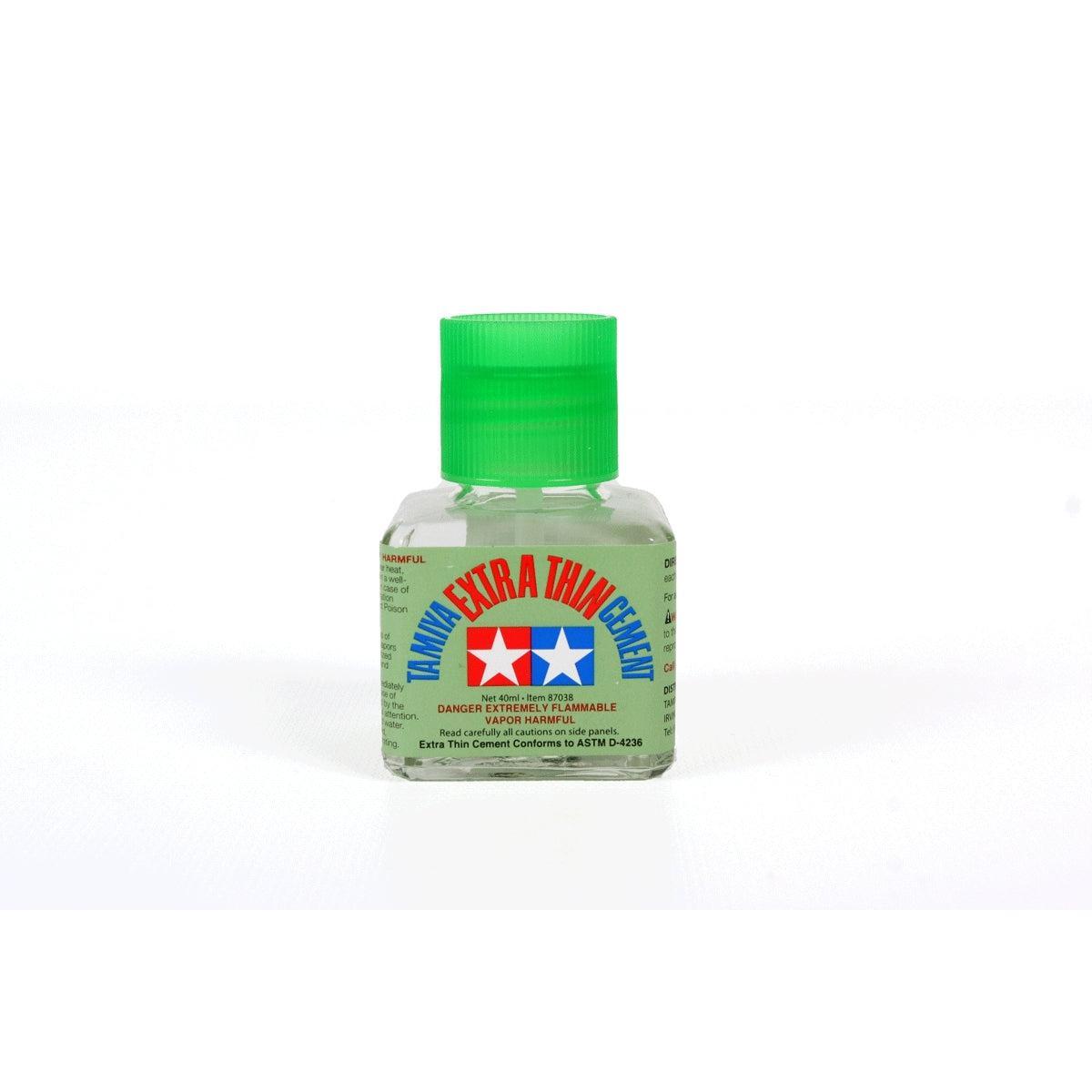 Tamiya Extra Thin Cement 40ml Jar with Brush TAM87038