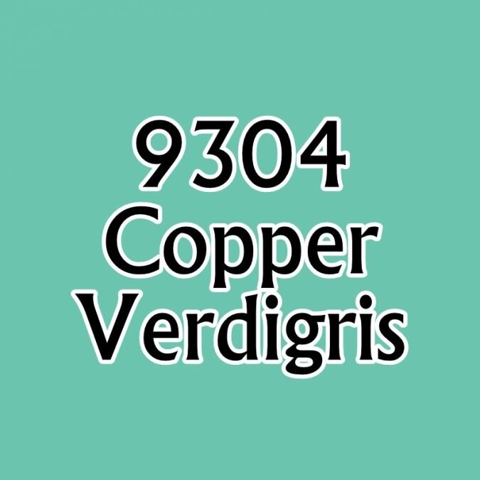 COPPER VERDIGRIS Reaper Miniatures Master Series Paints REM09304 (0.5 oz Bottle)