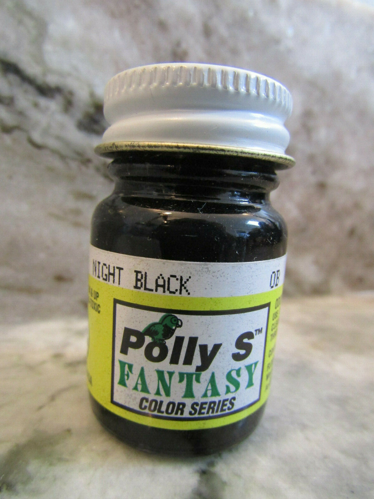 FLOQUIL POLLY S SCALE MODEL and FANTASY COLORS PAINT .5oz .5 OUNCE – NIGHT BLACK