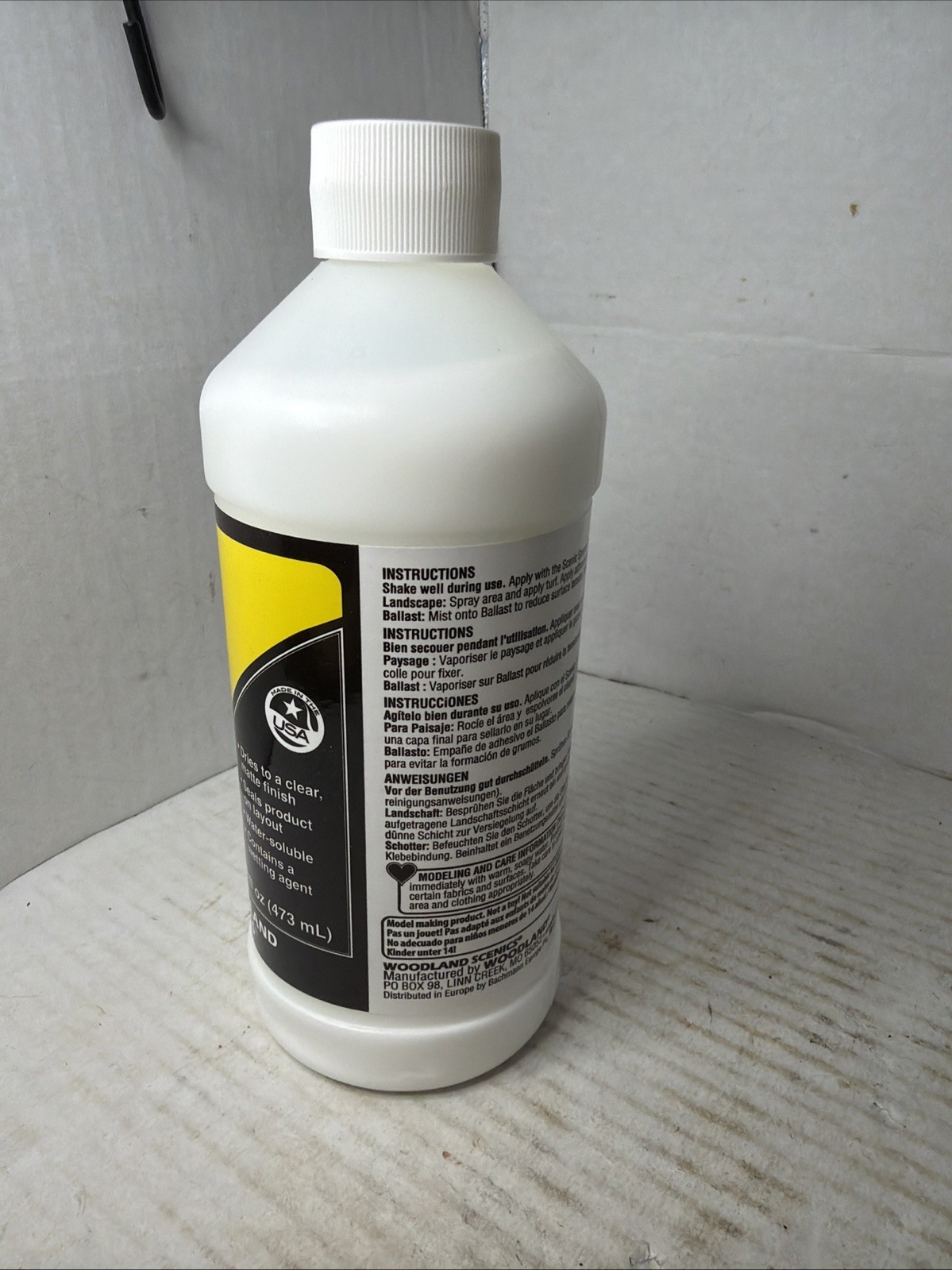 Woodland Scenics Scenic Cement Adhesive S191 New Sealed Lm