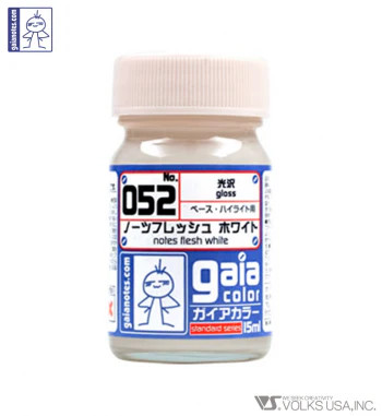 Gaia Color Lacquer GC052 Notes Flesh White 15ml