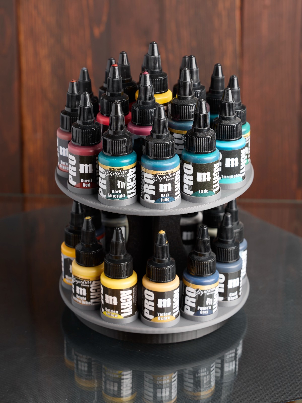 Miniature Hobby Paint Carousel | 31-43 Bottles | Pro Acryl | Citadel