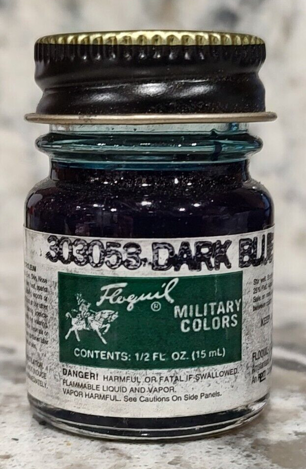 FLOQUIL ENAMEL MODEL HOBBY PAINT – MILITARY COLORS .5 oz OUNCE – DARK BLUE