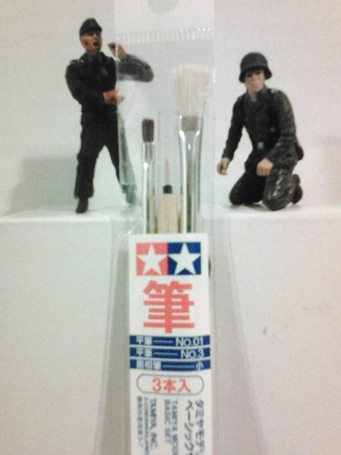 Tamiya 87066, paint brushes, basic set.