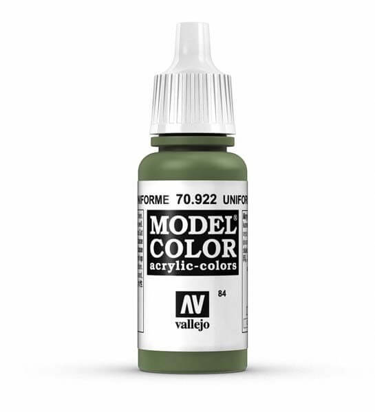 Vallejo USA Uniform Green Model Color 17ml Acrylic Paint 70.922