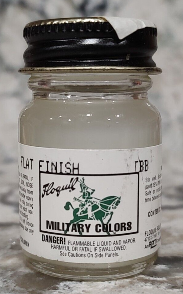 FLOQUIL ENAMEL MODEL HOBBY PAINT – MILITARY COLORS .5 oz OUNCE – FLAT FINISH