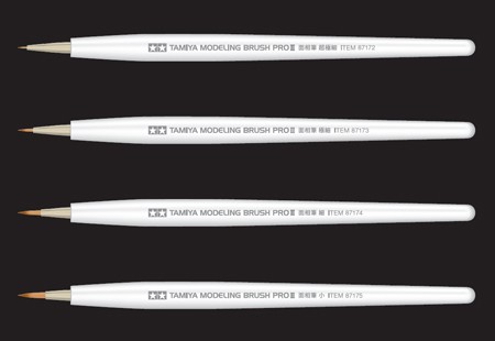 Tamiya 87174 Fine Pointed Brush Pro II