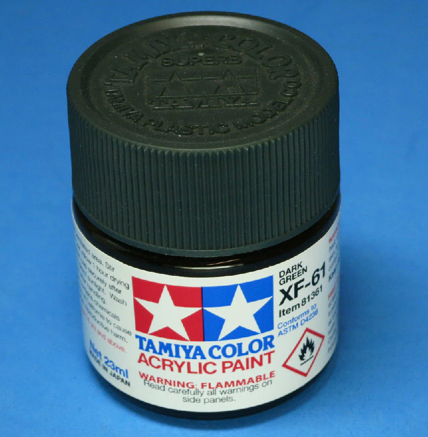 Tamiya Acrylic 23ml 81361 XF-61 Dark Green