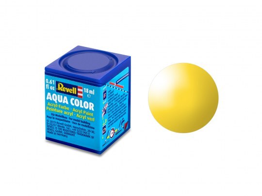 Revell 36112 18ml Bottle Acrylic Aqua Color Paint – Yellow Gloss